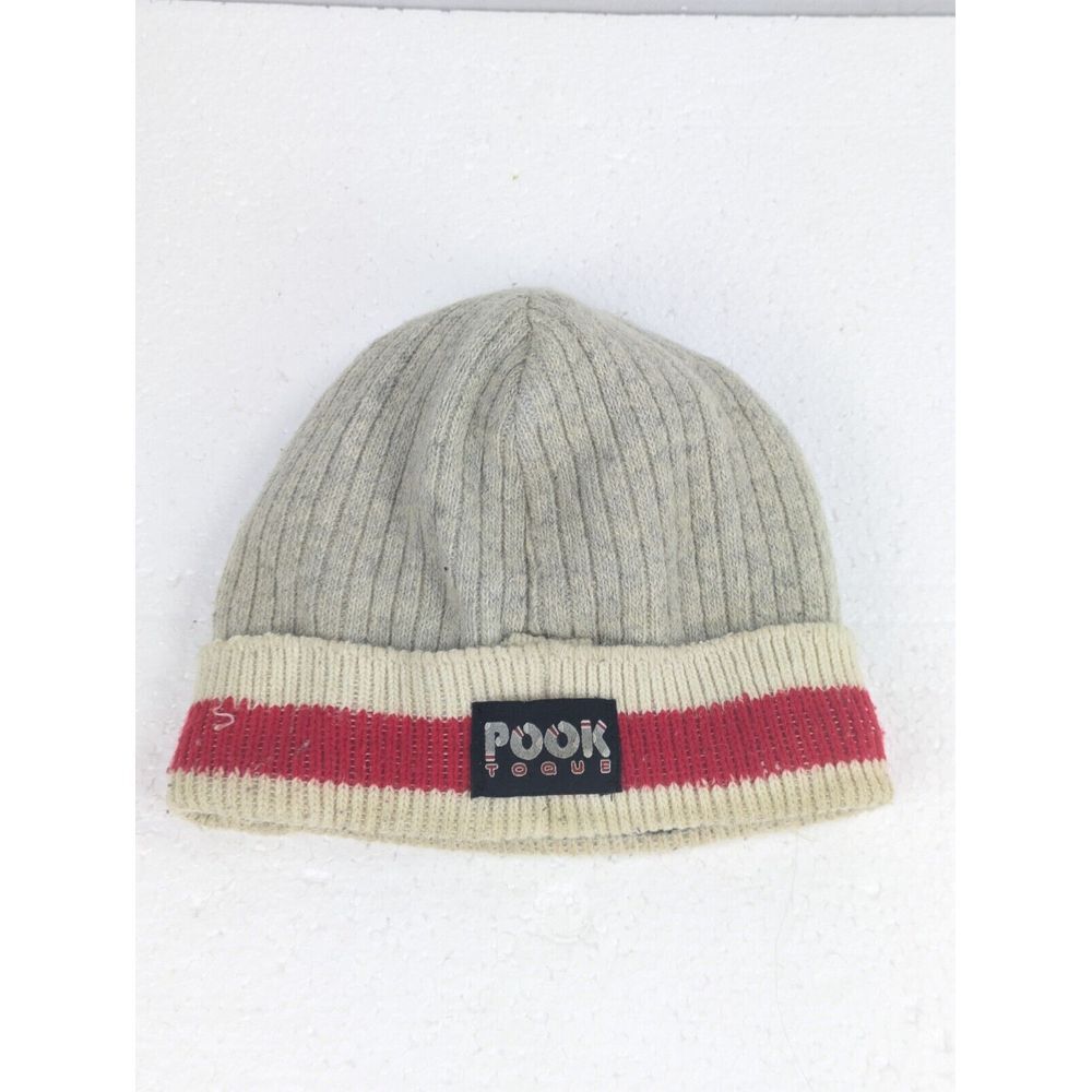 Pook Toque Wool Knit Beanie Cap Hat One‎ Size revisable